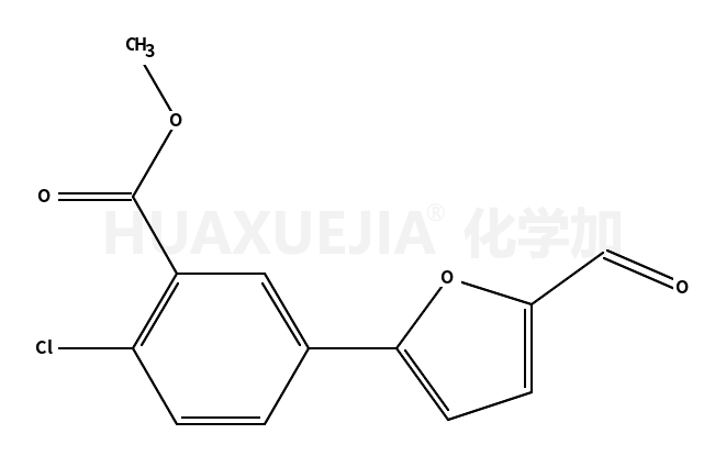 Methyl 2-chloro-5-(5-formyl-2-furyl)benzoate