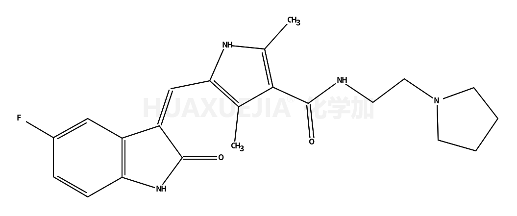 Z)-5-(5-氟-2-氧代-2,3-二氢-1H-吲哚-3-亚基甲基)-2,4-二甲基-N-[2-(1-吡咯烷基)乙基]-1H-吡咯-3-甲酰胺