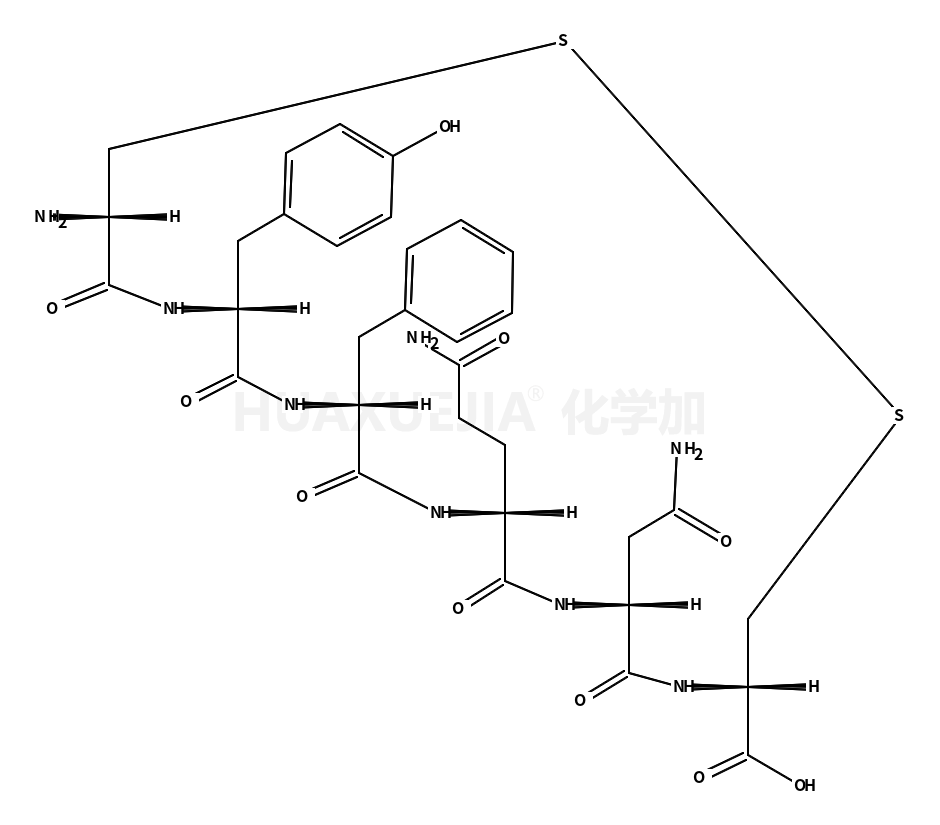 19-amino-7-(2-amino-2-oxoethyl)-10-(3-amino-3-oxopropyl)-13-benzyl-16-[(4-hydroxyphenyl)methyl]-6,9,12,15,18-pentaoxo-1,2-dithia-5,8,11,14,17-pentazacycloicosane-4-carboxylic acid
