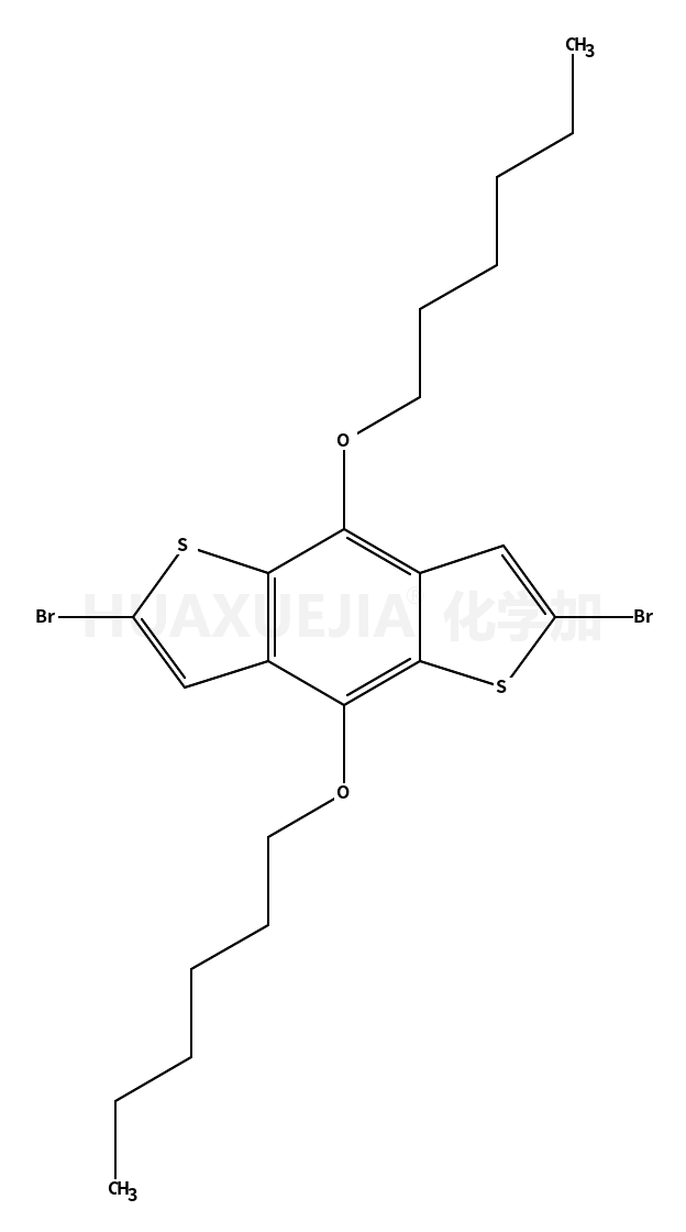 2,6-二溴-4,8-双(己氧基)-苯并[1,2-b:4,5-b’]二噻吩