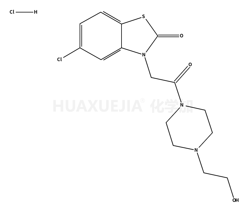 5-氯-3-[[4-(2-羟乙基)哌嗪-1-基]羰甲基]-2-苯并噻唑啉酮盐酸盐