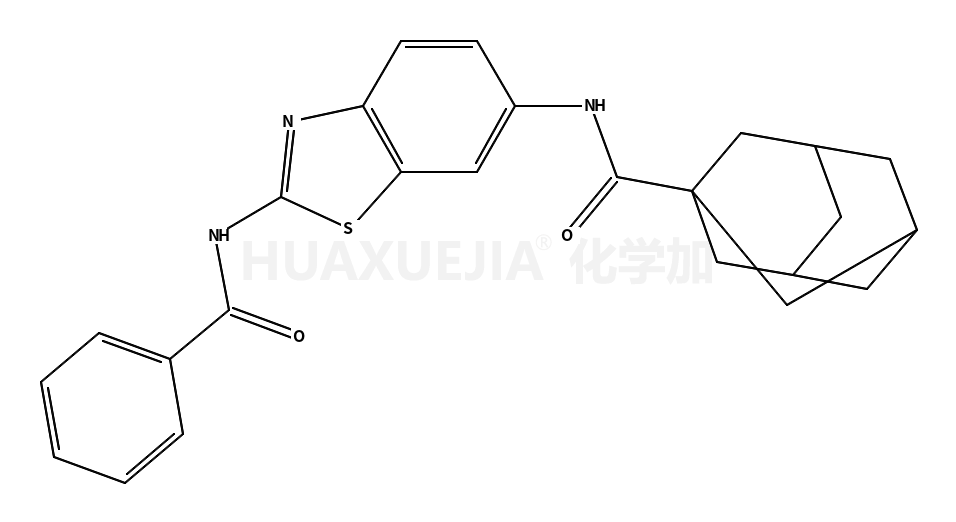 N-[2-（苯甲酰氨基）-6-苯并噻唑基]三环[3.3.1.13,7]癸烷-1-甲酰胺