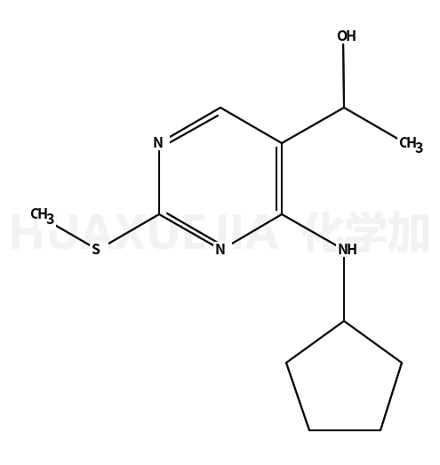 1-(4-(cyclopentylamino)-2-(methylthio)pyrimidin-5-yl)ethanol