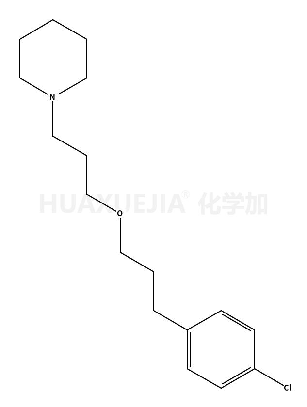 1-[3-[3-(4-chlorophenyl)propoxy]propyl]piperidine