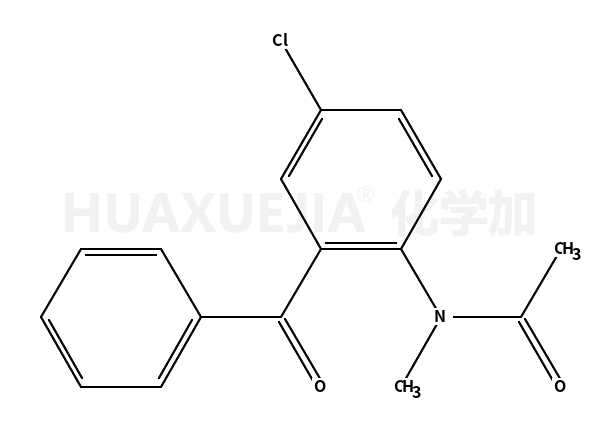 N-(2-benzoyl-4-chlorophenyl)-N-methylacetamide