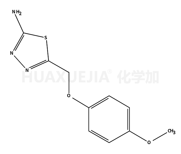 5-[(4-甲氧基苯氧基)甲基]-1,3,4-噻二唑-2-胺