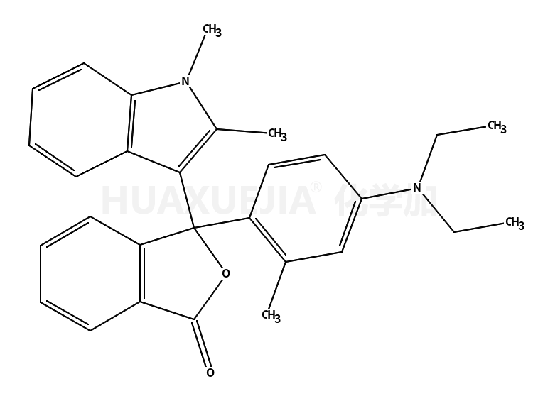 3-(1,2-二甲基-3-吲哚基)-3-[4-(二乙氨基)-2-甲基苯基]苯酞