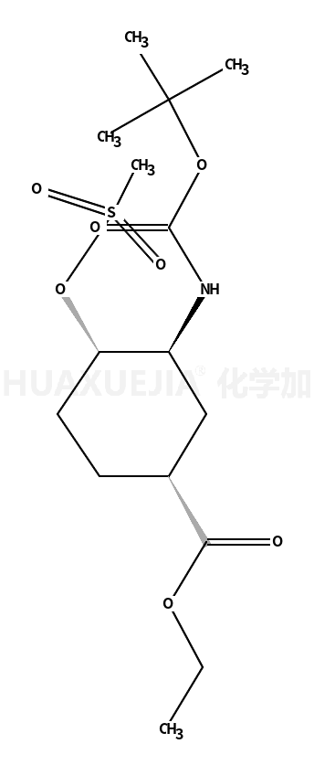 (1S,3R,4R)-Ethyl 3-((tert-butoxycarbonyl)amino)-4-((methylsulfonyl)oxy)cyclohexanecarboxylate