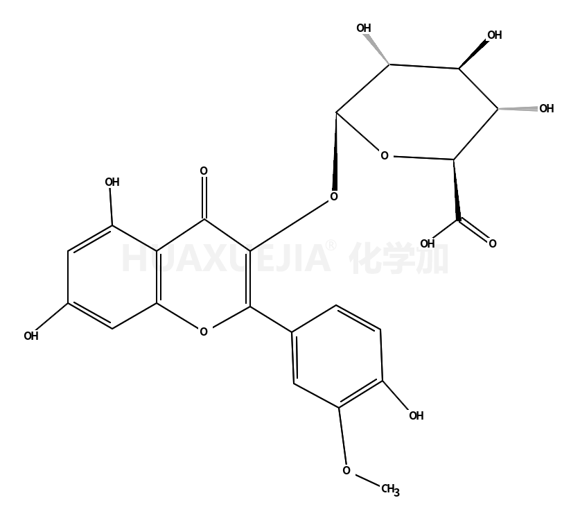 (2S,3S,4S,5R,6S)-6-[5,7-dihydroxy-2-(4-hydroxy-3-methoxyphenyl)-4-oxochromen-3-yl]oxy-3,4,5-trihydroxyoxane-2-carboxylic acid