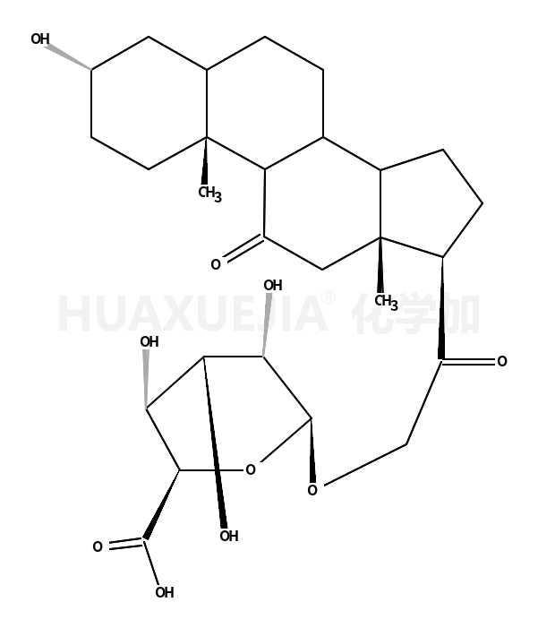 (2S,3S,4S,5R,6R)-3,4,5-trihydroxy-6-[2-[(3R,5S,8S,9S,10S,13S,14S,17S)-3-hydroxy-10,13-dimethyl-11-oxo-1,2,3,4,5,6,7,8,9,12,14,15,16,17-tetradecahydrocyclopenta[a]phenanthren-17-yl]-2-oxoethoxy]oxane-2-carboxylic acid
