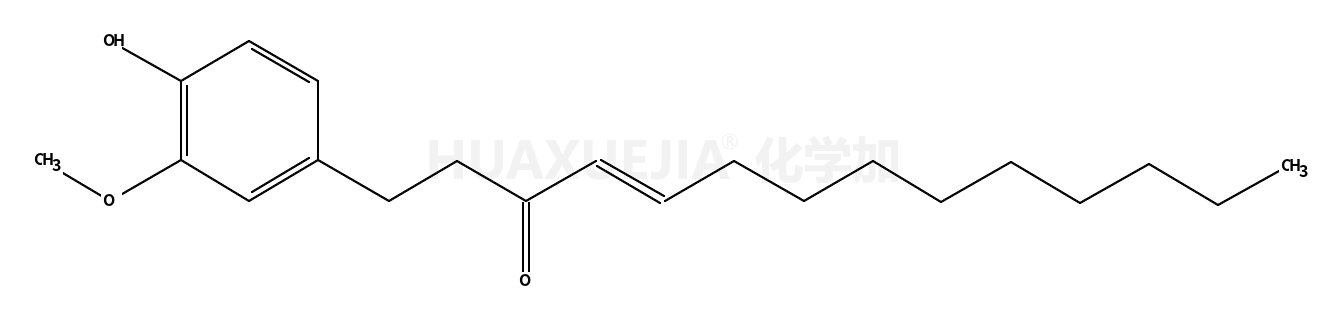 (E)-1-(4-hydroxy-3-methoxyphenyl)tetradec-4-en-3-one