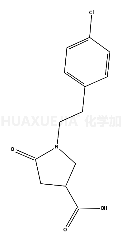 1-(4-氯苯乙基)-5-氧代-3-吡咯烷羧酸