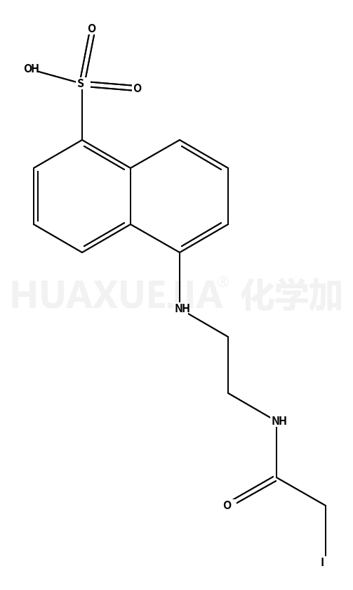 N-碘乙酰-N-(5-磺基-1-萘)乙二胺