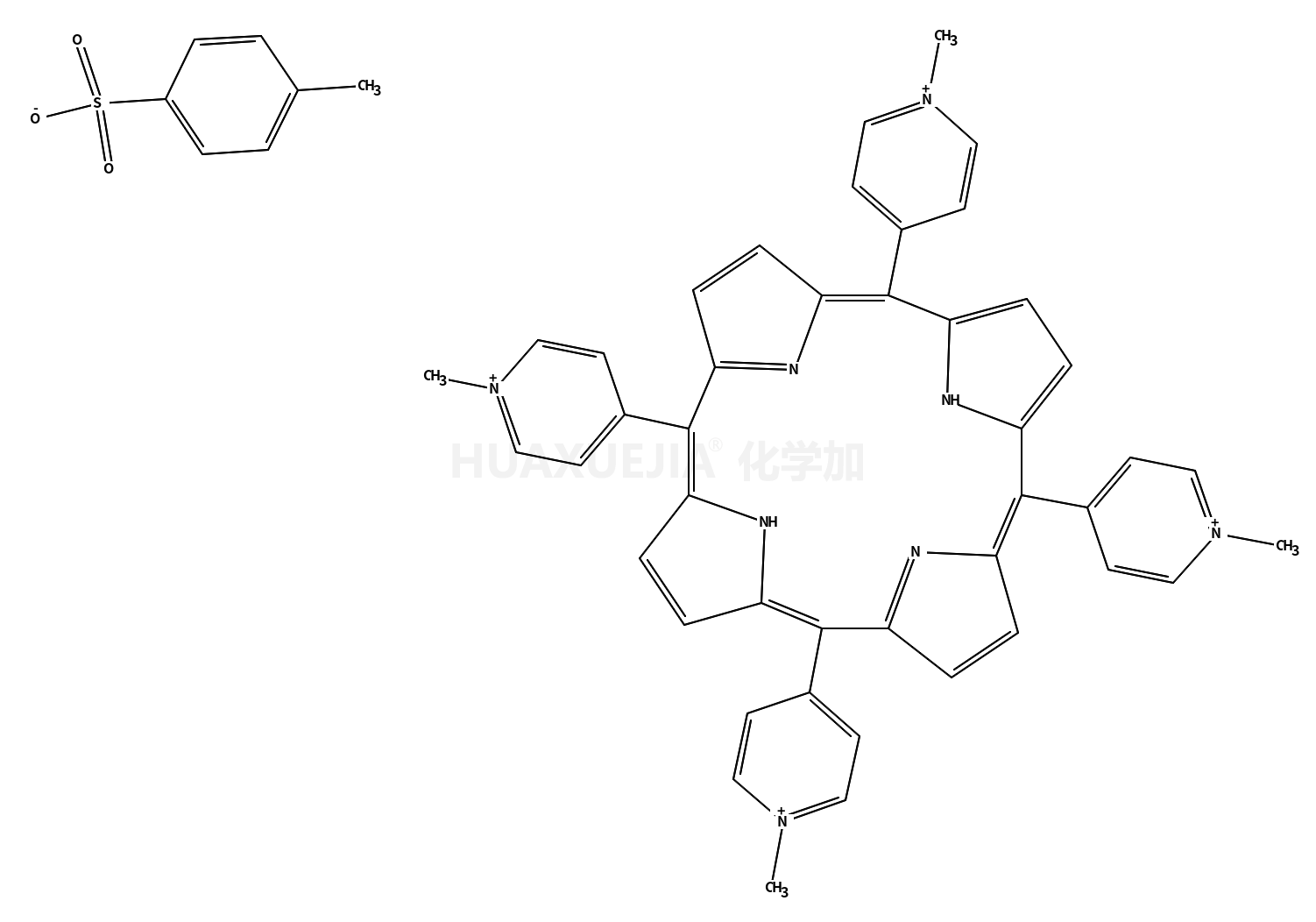 Α,Β,Γ,Δ-四(1-甲基吡啶嗡-4-基)卟吩对甲苯磺酸盐