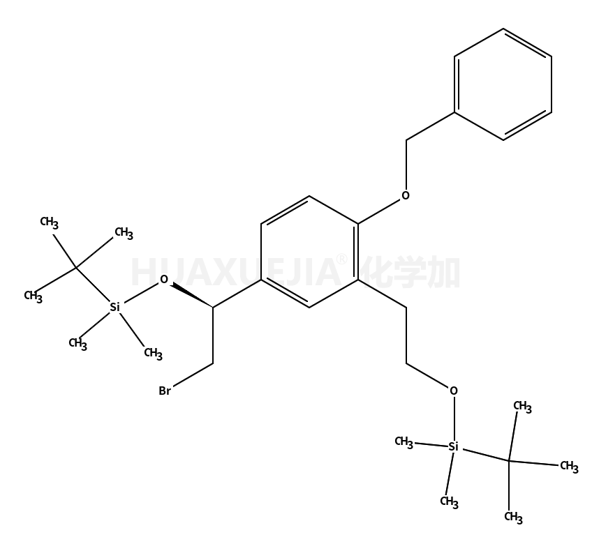 (R)-(1-(4-(Benzyloxy)-3-(2-((tert-butyldimethylsilyl)oxy)ethyl)phenyl)-2-bromoethoxy)(tert-butyl)dimethylsilane