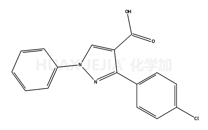 3-(4-氯苯基)-1-苯基-1H-吡唑-4-羧酸