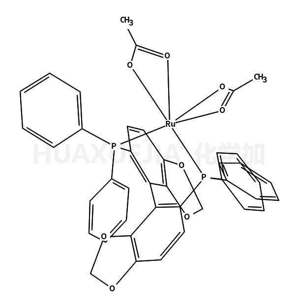 二乙酸根[(S)-(-)-5,5'-二(二苯基膦基)-4,4'-联-1,3-苯并二噁唑]钌(II)