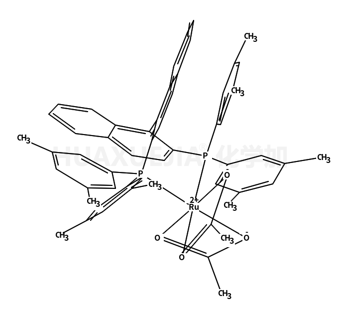 二乙酸根[(S)-(-)-2,2'-二[二(3,5-二甲苯基)膦基]-1,1'-联萘基]钌(II)