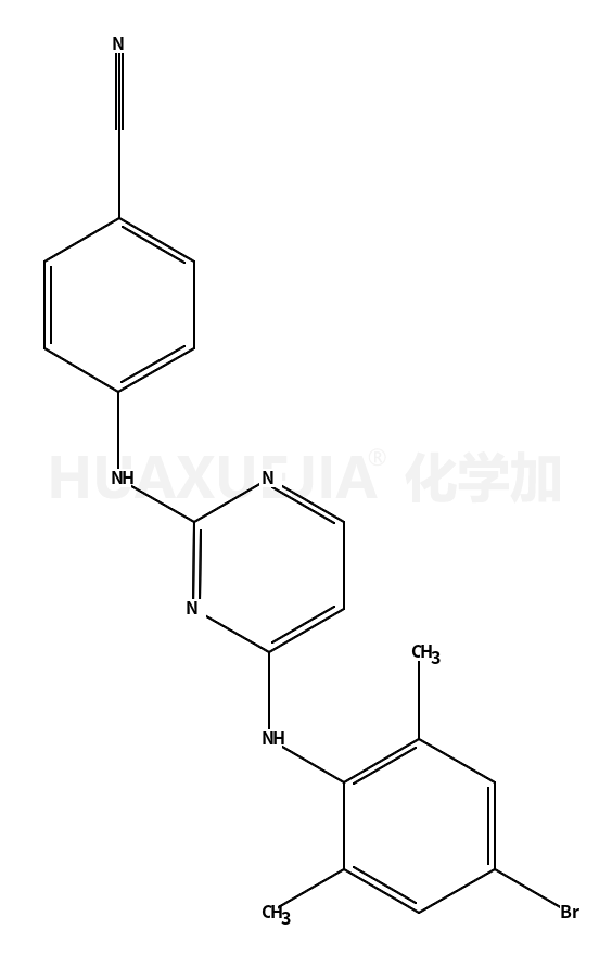 4-[[4-[(4-溴-2,6-二甲基苯基)氨基]-2-吡啶]氨基]-苯甲腈
