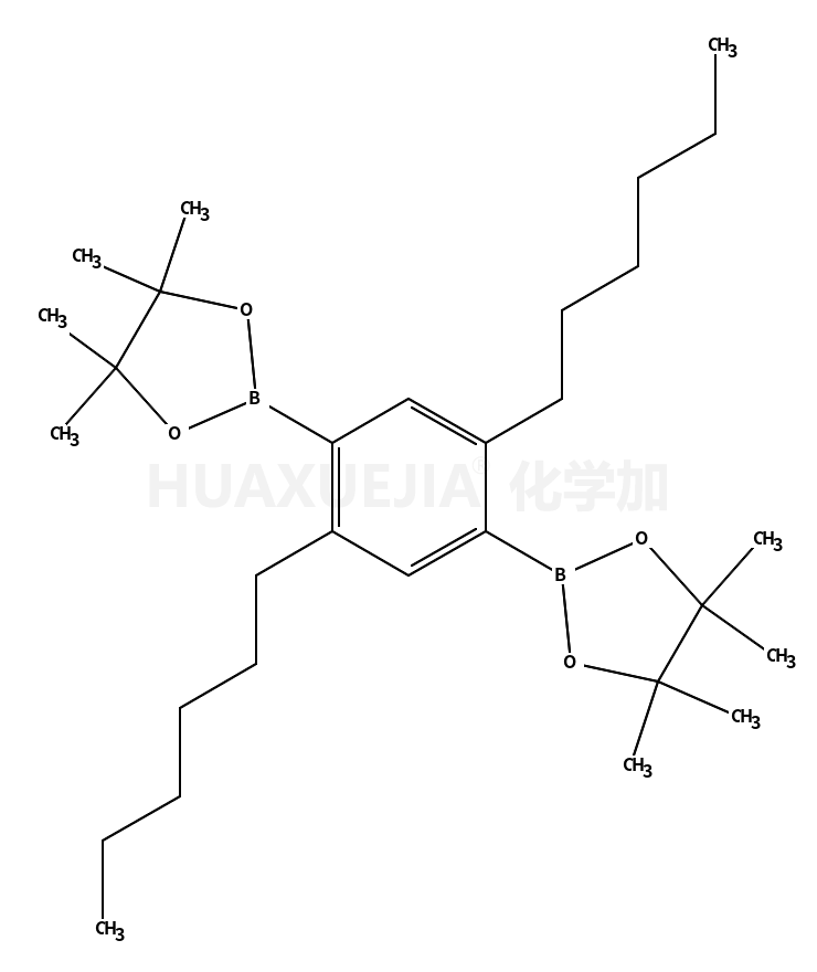 1,4-双(4,4,5,5-四甲基-1,3,2-二氧环戊硼烷-2-基)-2,5-二正己基苯