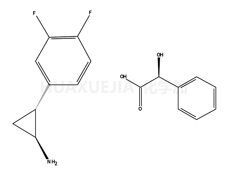 (1R,2S)-2-(3,4-二氟苯基)环丙胺 (R)-扁桃酸盐