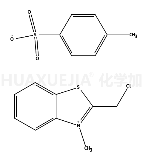 2-(chloromethyl)-3-methyl-1,3-benzothiazol-3-ium,4-methylbenzenesulfonate