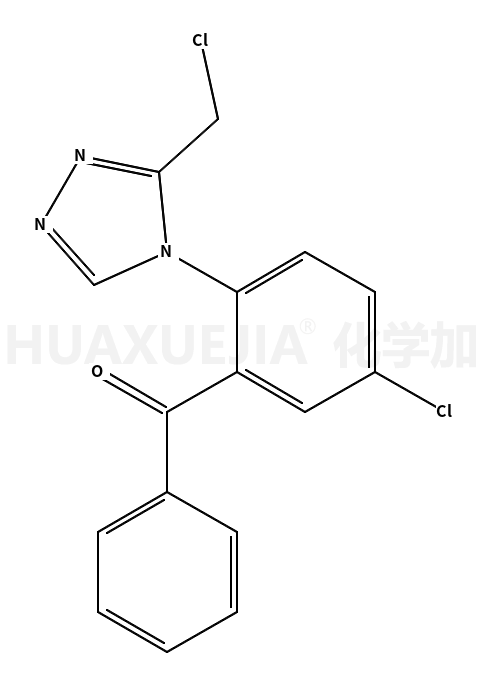 [5-氯-2-(3-氯甲基-4H-1,2,4-三唑-4-基)苯基]苯基甲酮