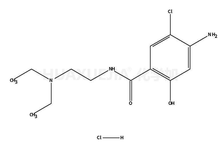 4-amino-5-chloro-N-[2-(diethylamino)ethyl]-2-hydroxybenzamide,hydrochloride