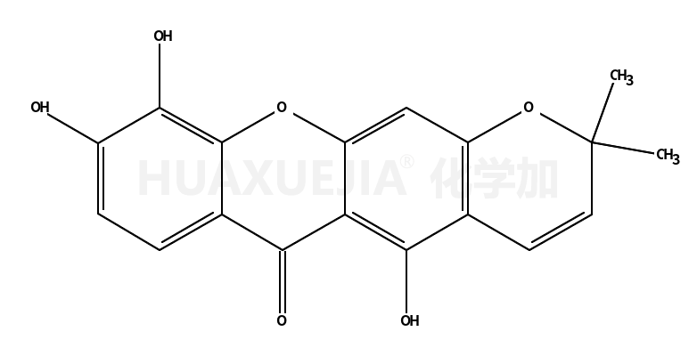 5,9,10-trihydroxy-2,2-dimethylpyrano[3,2-b]xanthen-6-one