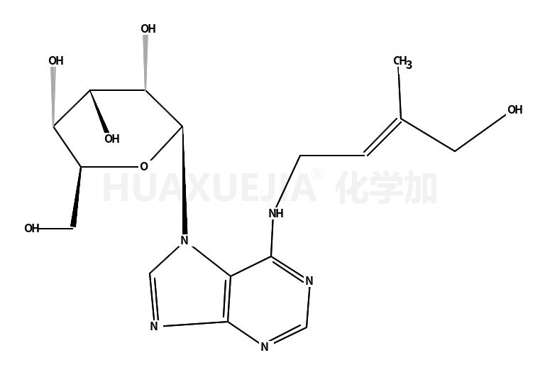 (2R,3S,4S,5R,6R)-2-(hydroxymethyl)-6-[6-[[(E)-4-hydroxy-3-methylbut-2-enyl]amino]purin-7-yl]oxane-3,4,5-triol