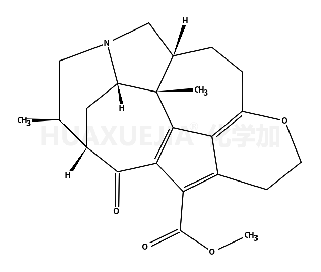 methyl (5aS,9S,10R,11aR,11bS)-9,11b-dimethyl-14-oxo-1,2,4,5,5a,6,8,9,10,11,11a,11b-dodecahydro-10,12-methanopyrano[2',3',4':8,1]azuleno[4,5-a]indolizine-13-carboxylate