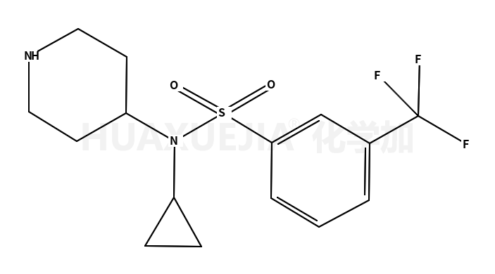 N-环丙基-N-(哌啶-4-基)-3-(三氟甲基)苯磺胺