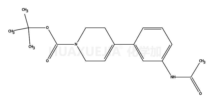 • 1(2H)-Pyridinecarboxylic acid, 4-[3-(acetylamino)phenyl]-3,6-dihydro-, 1,1-dimethylethyl ester