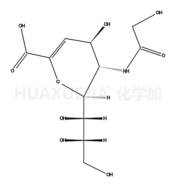 N-乙二醇基-2,3-二脱氢-2-脱氧神经氨酸