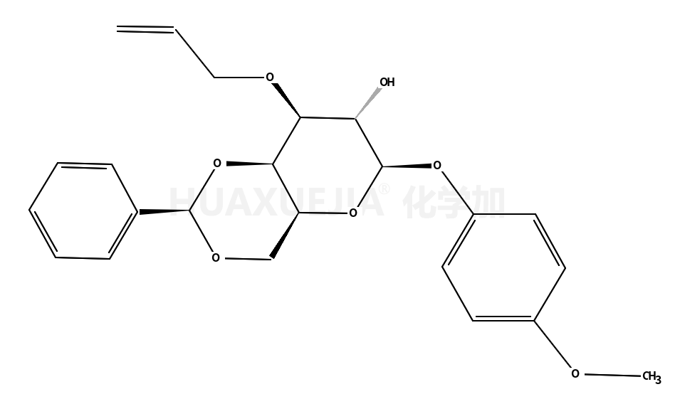 4-甲氧苯基-3-O-烯丙基-4,6-O-苯亚甲基-β-D-吡喃半乳糖苷