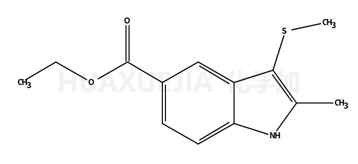 2-甲基-3-甲基磺酰基-1H-吲哚-5-羧酸乙酯