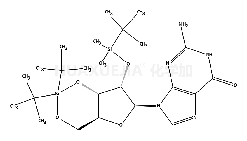 3',5'-O-[二(叔丁基)硅烷亚基]-2'-O-[(叔丁基)二甲基硅烷基]鸟苷