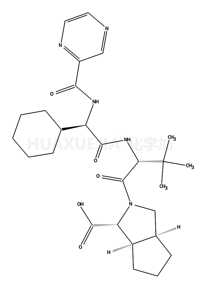 (1S,3aR,6aS)-2-((2S)-2-(((2S)-2-环己基-2-(吡嗪羰基)氨基)乙酰基)氨基)-3,3-二甲基-1-氧代丁基)-八氢环戊二烯并[c]吡咯-1-羧酸