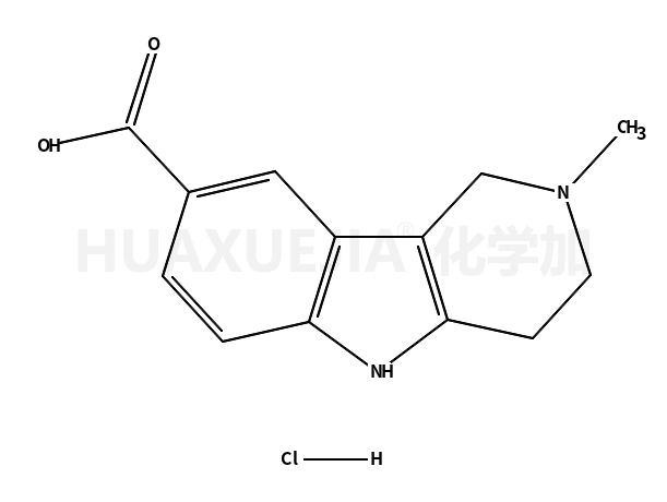 2-甲基-2,3,4,5-四氢-1H-吡啶并[4,3-b]-吲哚-8-羧酸盐酸盐