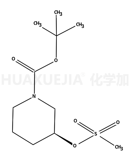 (R)-1-N-Boc-3-甲烷磺酰氧基哌啶