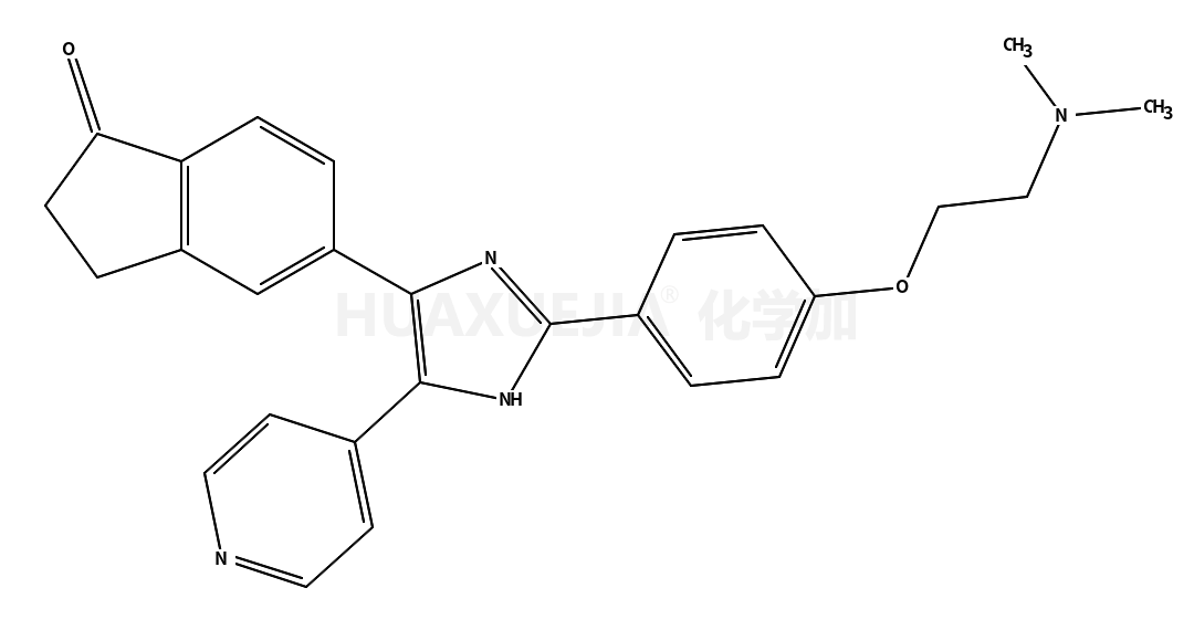 5-(2-(4-(2-(二甲基氨基)乙氧基)苯基)-5-(吡啶-4-基)-1H-咪唑-4-基)-2,3-二氫-1H-茚-1-酮