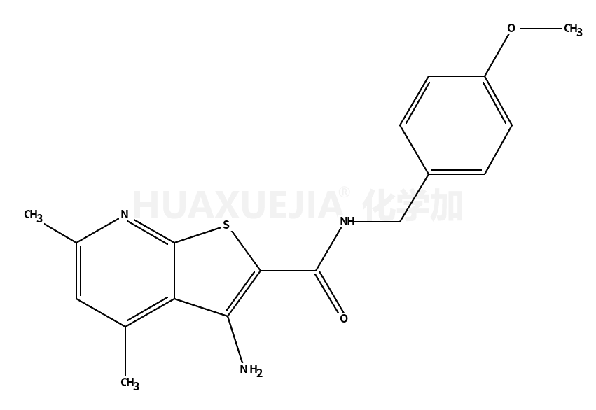3-amino-N-[(4-methoxyphenyl)methyl]-4,6-dimethylthieno[2,3-b]pyridine-2-carboxamide