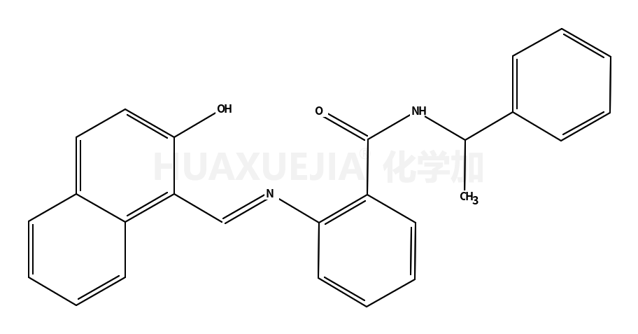 2-[(2-羟基萘-1-基亚甲基)氨基]-n-(1-苯乙基)苯甲酰胺