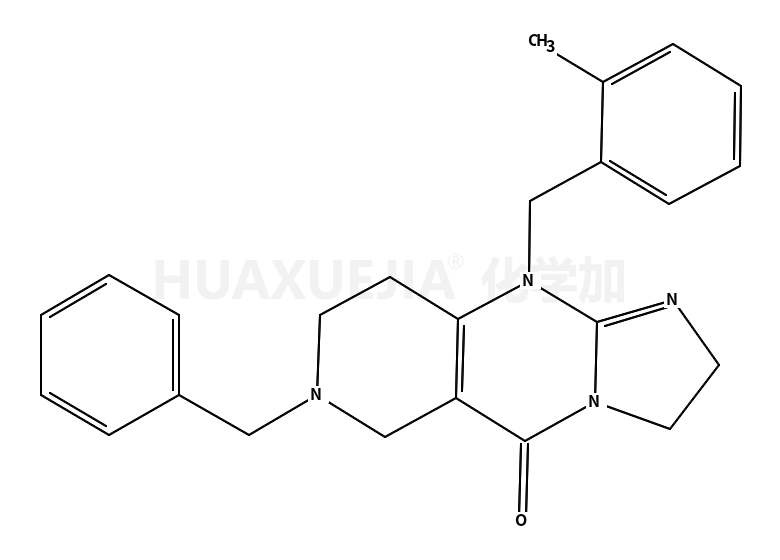 2,6,7,8,9,10-六氢-10-[(2-甲基苯基)甲基]-7-(苯基甲基)咪唑并[1,2-a]吡啶并[4,3-d]嘧啶-5(3H)-酮