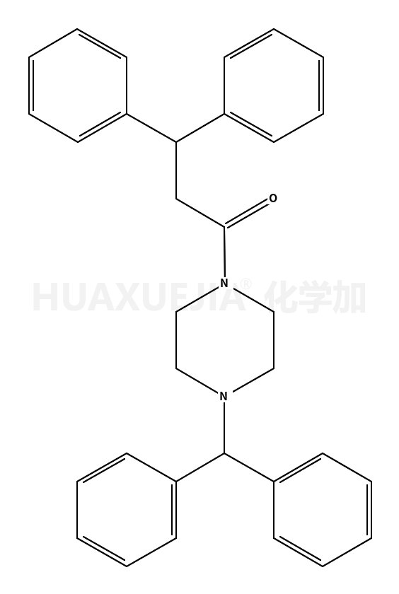 1-[4-(二苯基甲基)-1-哌嗪]-3,3-二苯基-1-丙酮