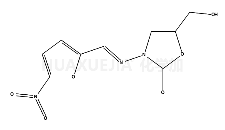 5-(hydroxymethyl)-3-[(5-nitrofuran-2-yl)methylideneamino]-1,3-oxazolidin-2-one