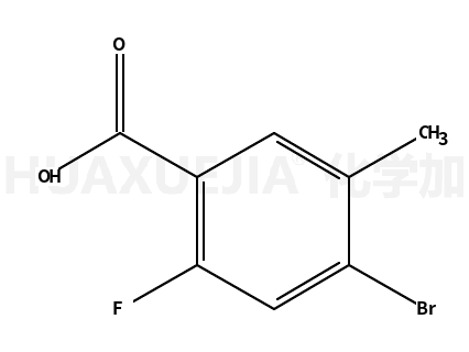 4-溴-2-氟-5-甲基苯甲酸