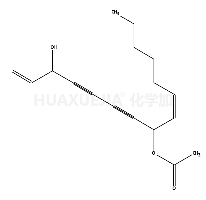 1,9-十五碳二烯-4,6-二炔-3,8-二醇 8-乙酸酯