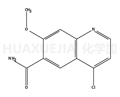 4-chloro-7-methoxyquinoline-6-carboxamide