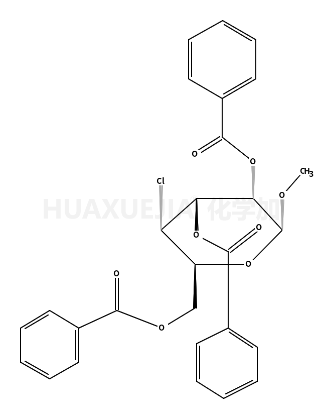 methyl 2,3,6-tri-O-benzoyl-4-chloro-4-deoxy-α-D-glucopyranose